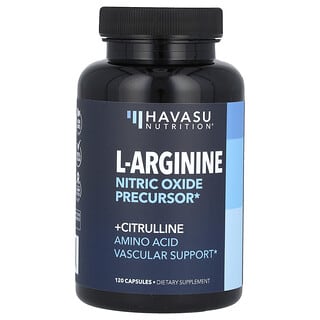 Havasu Nutrition, L-arginina y citrulina, 120 cápsulas