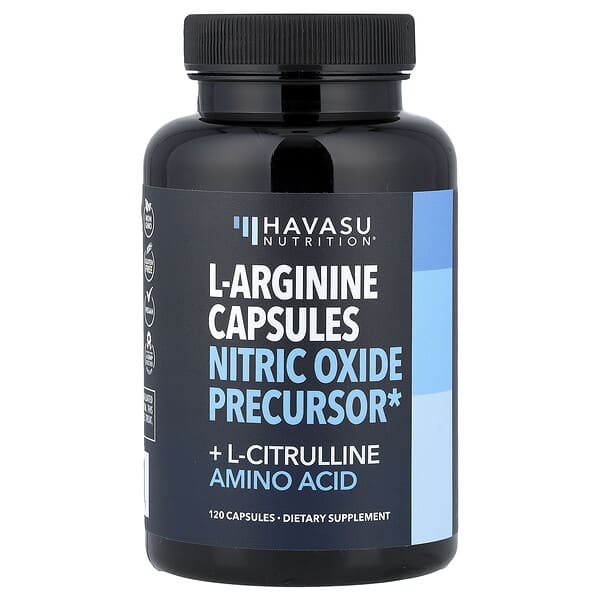 Havasu Nutrition, L-精氨酸 + L-瓜氨酸，120 粒膠囊