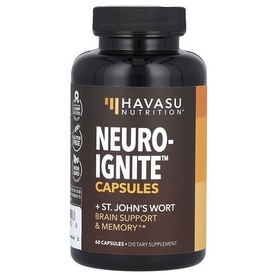 Havasu Nutrition, Neuro-Ignite™ + St. John's Wort, 60 Capsules
