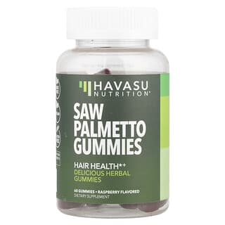 Havasu Nutrition, Saw Palmetto Gummies, Raspberry, 60 Gummies