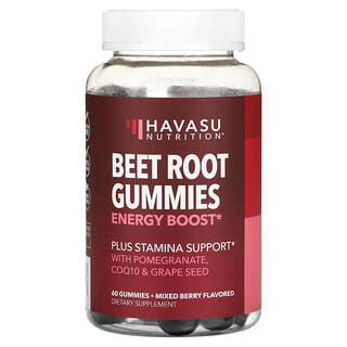 Havasu Nutrition, Beet Root Gummies, Mixed Berry, 60 Gummies