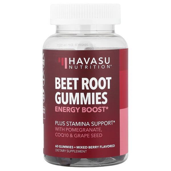 Havasu Nutrition, Beet Root Gummies, Mixed Berry, 60 Gummies — product photo 1