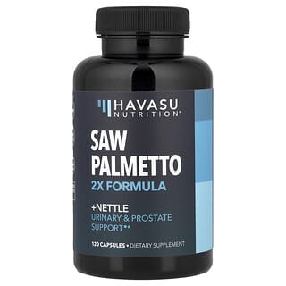 Havasu Nutrition, Chou palmiste, Formule 2x + ortie, 120 capsules