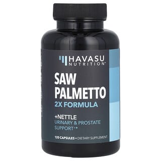 Havasu Nutrition, Saw Palmetto, 2x Formula, Sägepalmenbeere, 2-fach-Formel, 120 Kapseln