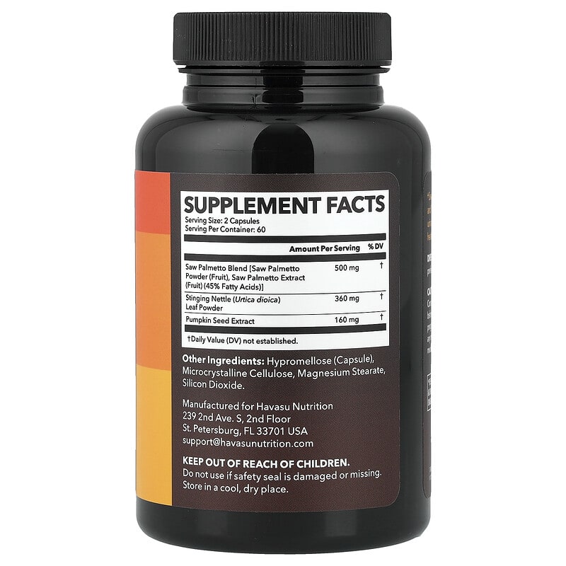 Saw Palmetto + Nettle/Pumpkin, 120 Capsules