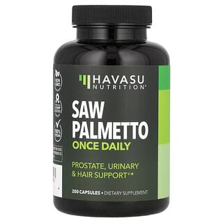 Havasu Nutrition, Saw Palmetto, Uma Vez ao Dia, 200 Cápsulas