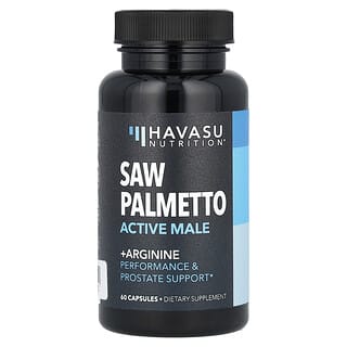 Havasu Nutrition, Saw Palmetto, Sägepalmenbeere, aktiver Mann, 60 Kapseln