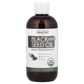Healths Harmony, 有機黑籽油，8 液量盎司（240 毫升）