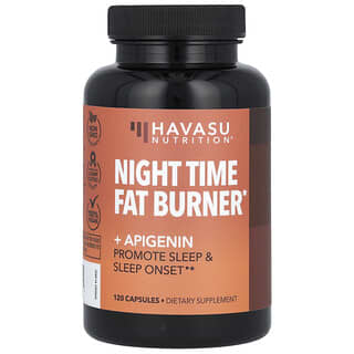 Havasu Nutrition, Suplemento para quemar grasas por la noche, 120 cápsulas