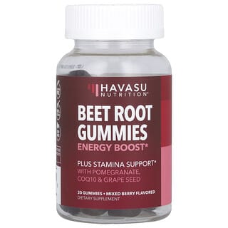 Havasu Nutrition, Beet Root Gummies, Mixed Berry, 30 Gummies