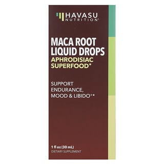 Havasu Nutrition, Maca Root Liquid Drops, flüssige Maca-Wurzeltropfen, 30 ml (1 fl. oz.)
