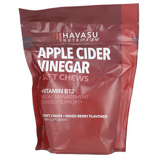Havasu Nutrition, Apple Cider Vinegar Soft Chews, Mixed Berry, 60 Soft Chews