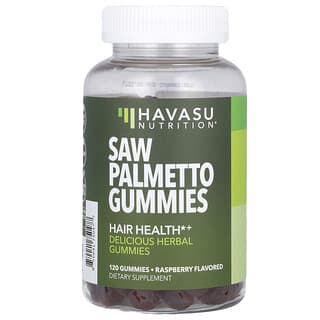 Havasu Nutrition, Saw Palmetto Gummies, Raspberry, 120 Gummies