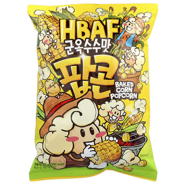 HBAF, 烤玉米爆米花，80 克