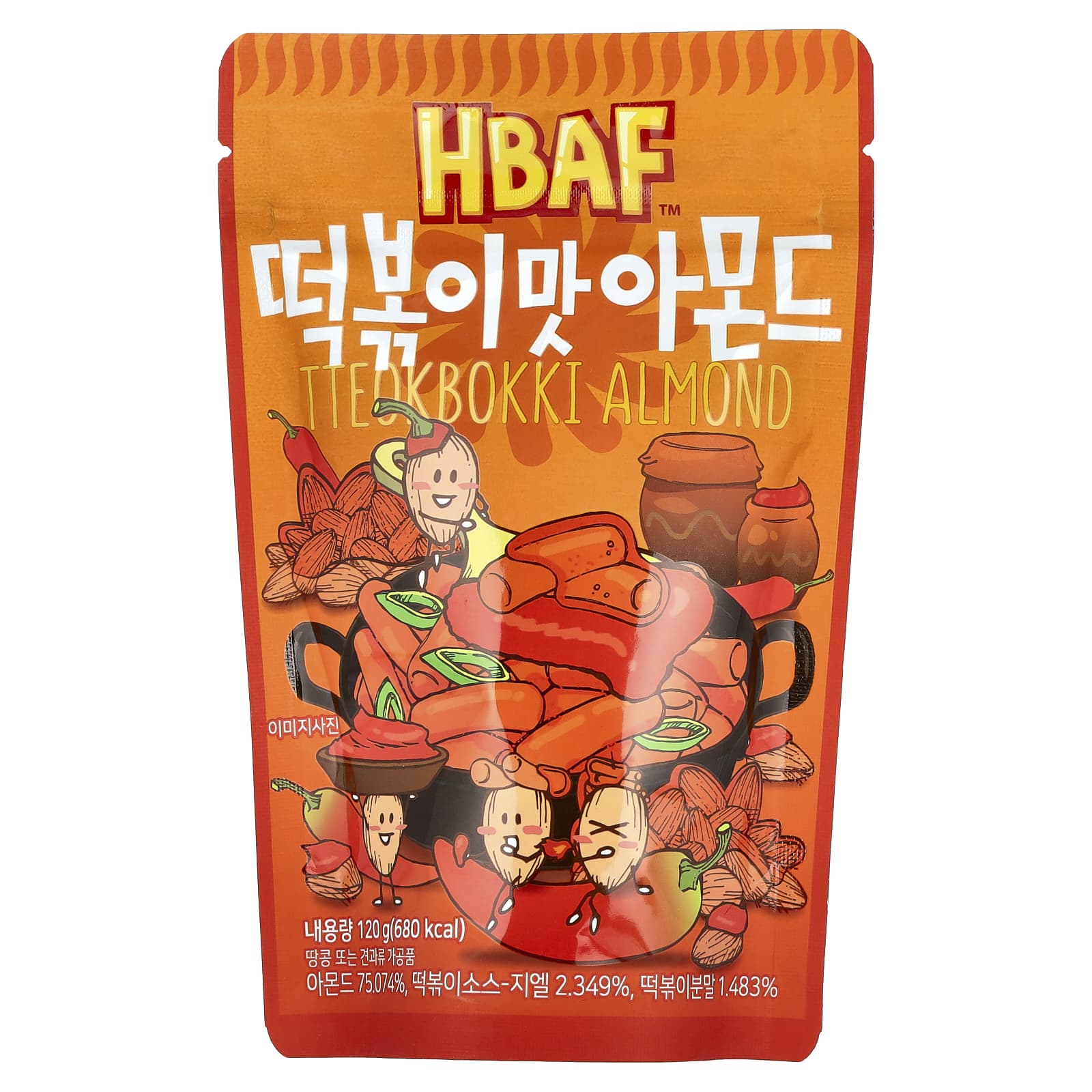 Tteokbokki Almond, 4.23 oz (120 g)