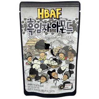 HBAF, Sésamo y almendras negras, 120 g (4,23 oz)