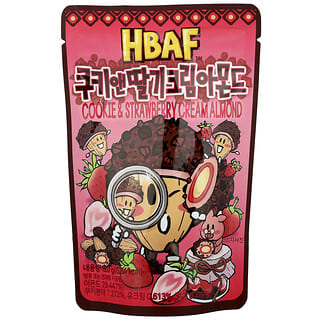 HBAF, 쿠키 & 딸기 크림 아몬드, 120g