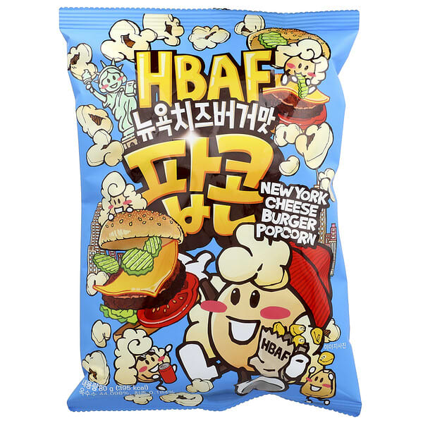 HBAF, 紐約芝士漢堡爆米花，80 克