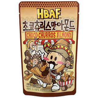 HBAF, 초코 츄로스 아몬드, 120g