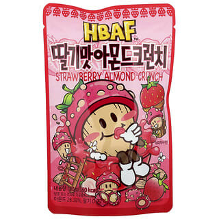 HBAF, Strawberry Almond Crunch, Erdbeer-Mandel-Crunch, 100 g