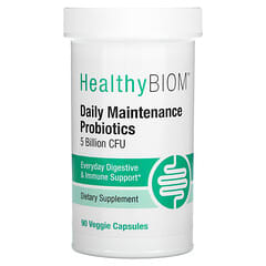 HealthyBiom, 毎日の健康サポート用プロバイオティクス、50億CFU、ベジカプセル90粒