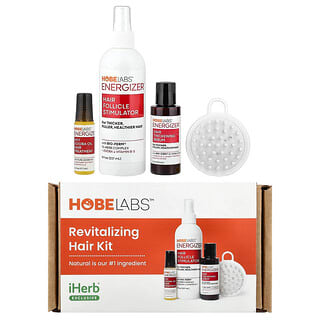 Hobe Labs, iHerb® Ekskluzivni, Revitalizirajući komplet za kosu, Set od 4 dijela