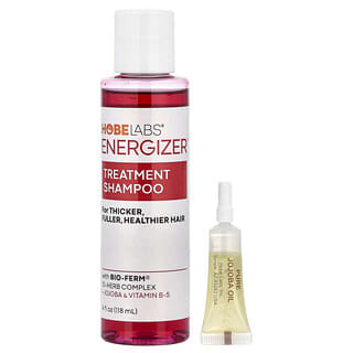 Hobe Labs, Energizer™, Shampoo de Tratamento, Para Cabelos Mais Espessos, Cheios e Saudáveis, 118 ml (4 fl oz)