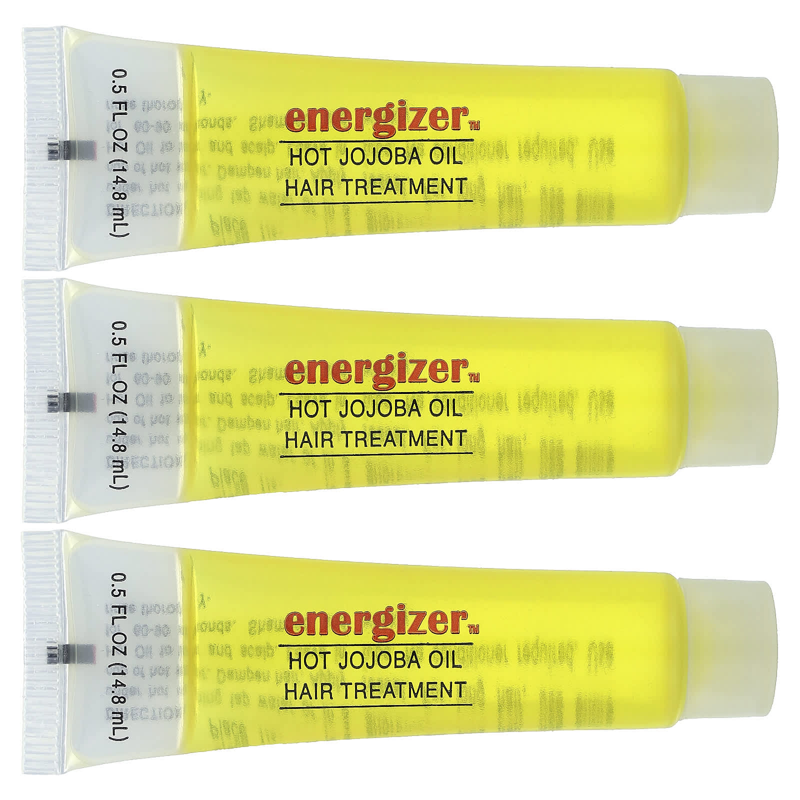 Hobe Labs, Energizer, Hot Jojoba Oil Hair Treatment, 3 Reclosable Tubes ...