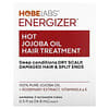 Energizer، علاج الشعر بزيت الجوجوبا الساخن، 3 أنابيب قابلة للغلق، 0.5 أونصة سائلة (14.8 مل) لكل أنبوب