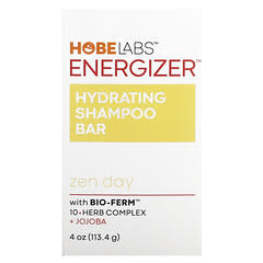 Hobe Labs, Energizer, Hydrating Shampoo Bar, Zen Day, 4 oz (113.4 g)