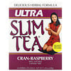 Hobe Labs, Ultra Slim Tea, Arando e Framboesa, Sem Cafeína, 24 Saquinhos de Chá com Ervas, 1,69 oz (48 g)