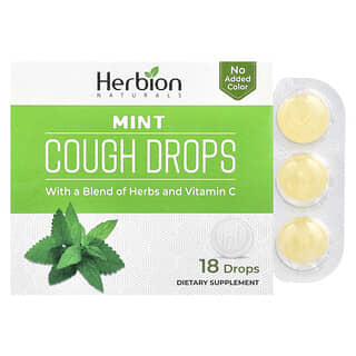 Herbion Naturals, Cough Drops, Mint, 18 Drops