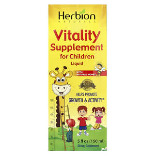 Herbion Naturals, Vitality Supplement For Children, With Natural Honey, 5 fl oz (150 ml)