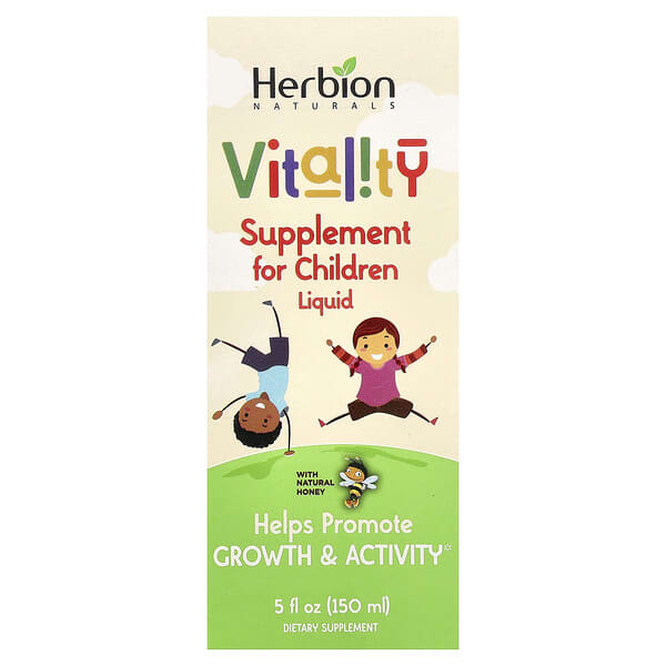 Vitality Supplement For Children, With Natural Honey, 5 fl oz (150 ml)
