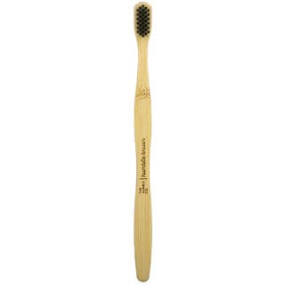 The Humble Co., Humble Bamboo Toothbrush, Adult Sensitive, Black, 1 Toothbrush