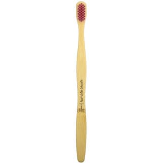 The Humble Co., Humble Bamboo Toothbrush, Adult Sensitive, Pink, 1 Toothbrush