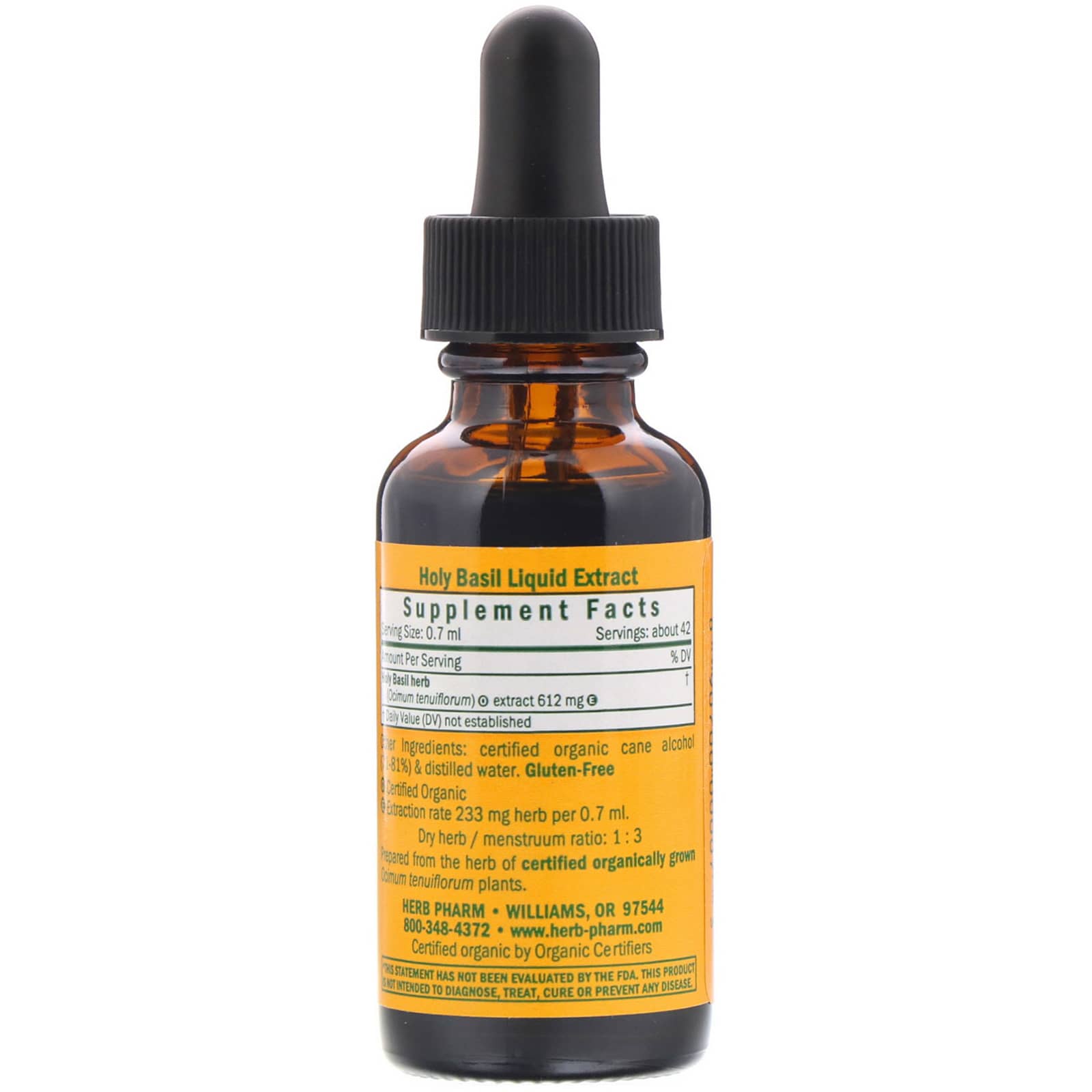 Herb Pharm, Holy Basil, 1 fl oz (30 ml)