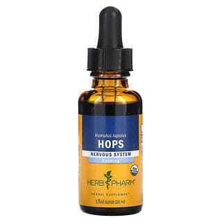 Herb Pharm, Lúpulo, Estróbilos ricos en Lupulina, 1 fl oz (30 ml)