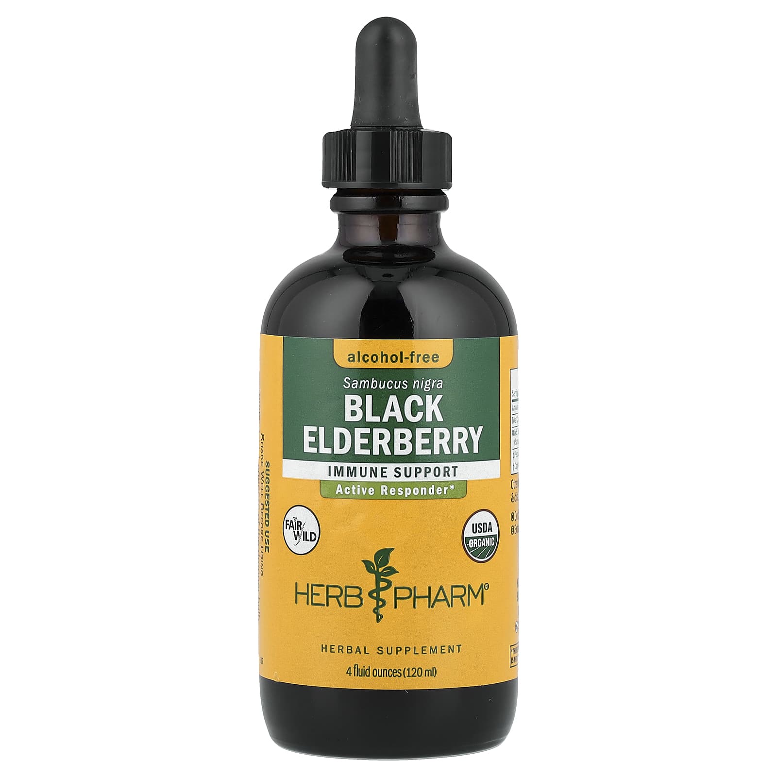 Herb Pharm Black Elderberry, Alcohol-Free – Black Elderberry – 120 ml de Herb Pharm