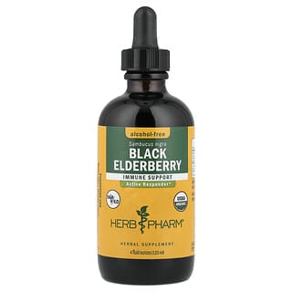 Herb Pharm, чёрная бузина, без спирта, 120 мл