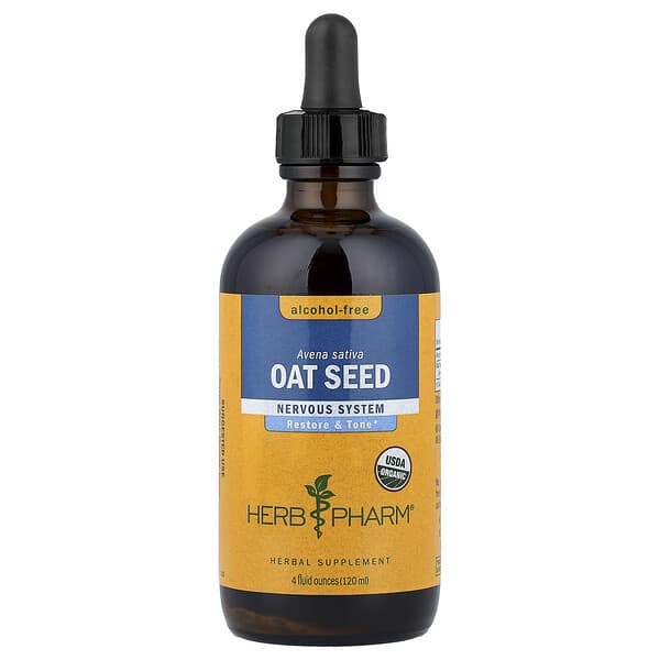 Herb Pharm, 귀리 씨, 알코올 무함유, 120ml(4fl oz)