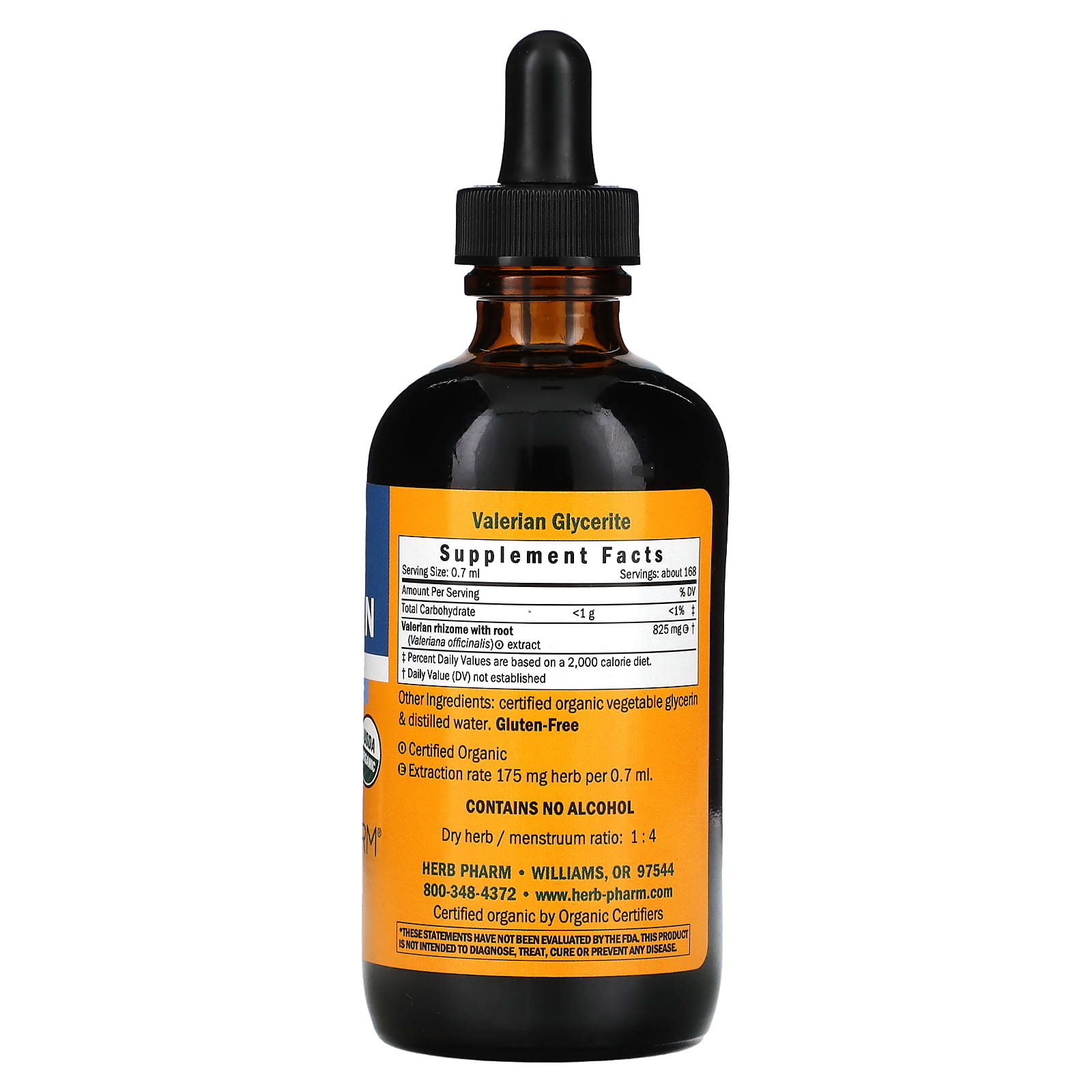 Herb Pharm, Valerian, AlcoholFree, 4 fl oz (120 ml)