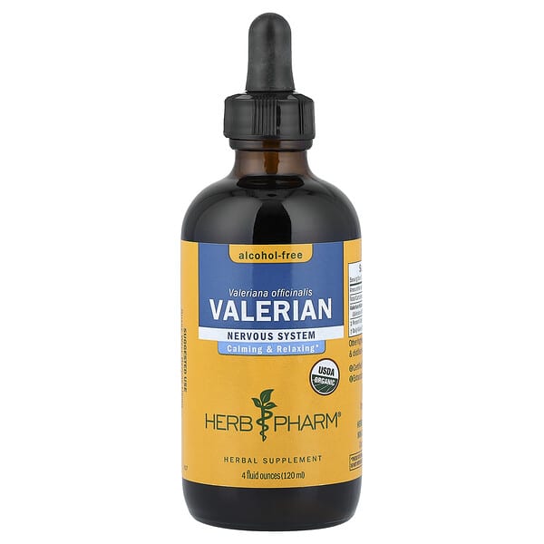 Herb Pharm, 纈草，無酒精，825 毫克，4 液量盎司（120 毫升）