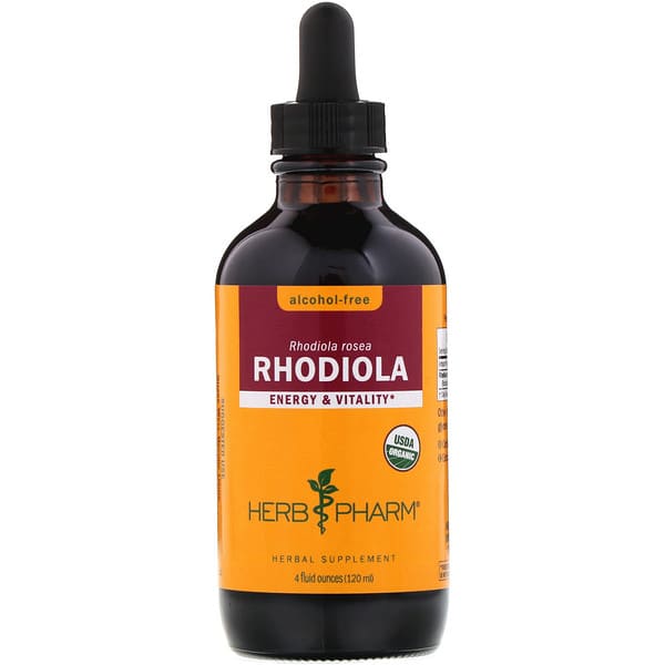 Herb Pharm, イワベンケイ属（Rhodiola）, アルコールフリー, 4液量オンス（120 ml）