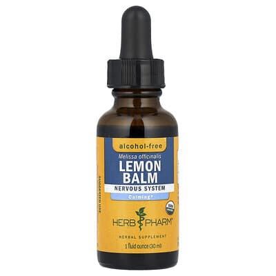 Herb Pharm, Lemon Balm, Ethanol-Free, 1 fl oz (30 ml)