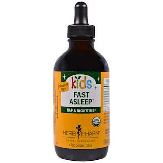 Herb Pharm, Sedante de efecto rápido para niños, durante la siesta y noche, sin alcohol, 4 fl oz (120 ml)