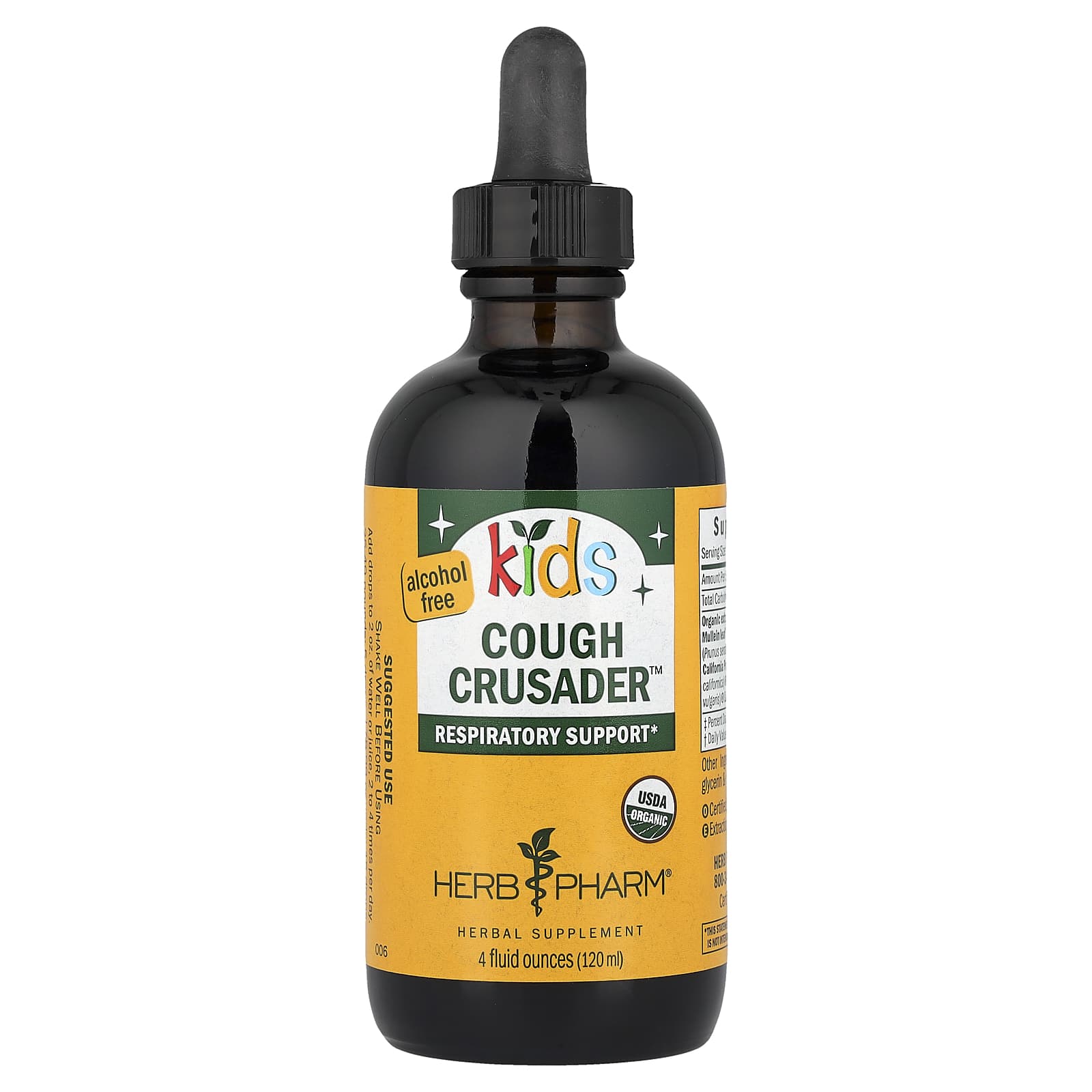 Kids, Cough Crusader™, Alkolsüz, 120 ml (4 fl oz)
