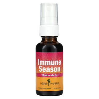 Herb Pharm, Herbs on the Go, Immune Season, 1 fl oz (30 ml)