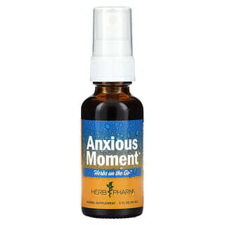 Herb Pharm, Herbs on the Go, Anxious Moment, 1 fl oz (30 ml)