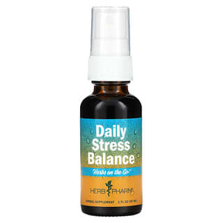 Herb Pharm, Herbs on the Go, Daily Stress Balance, 1 fl oz (30 ml)